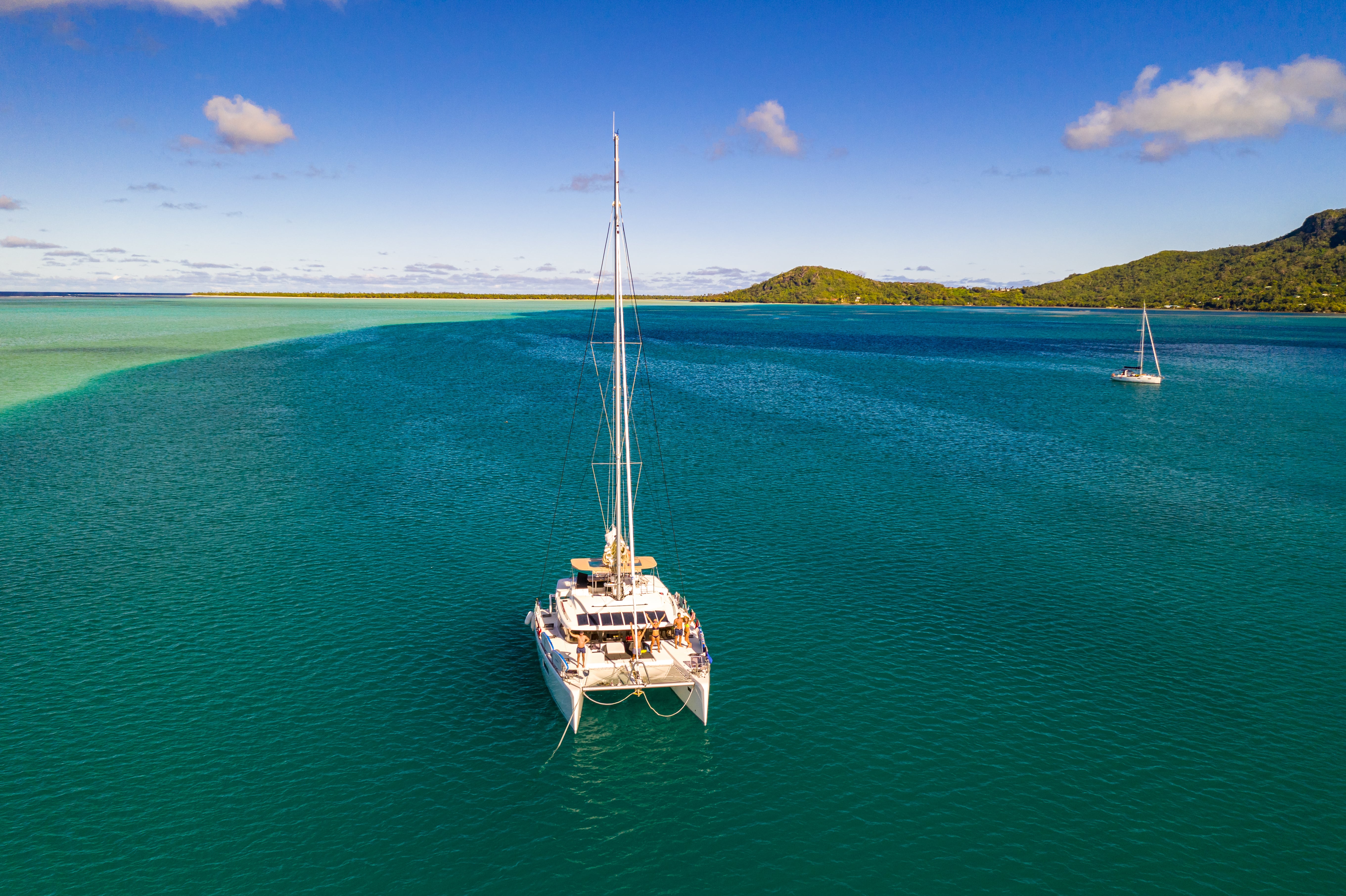Croisière privée Tahiti - Tuamotu - catamaran 46'