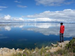 Trek sur la partie mineur du lac Titicaca