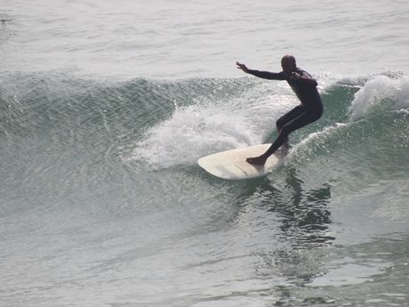 Fayçal surfing one of Moroccos best Surf Spots