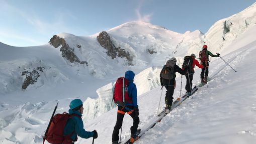 Ascension du Mont-Blanc à ski de randonnée