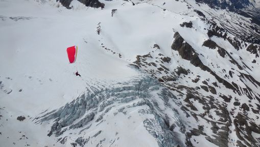 Ascension du Mont Blanc avec descente en parapente