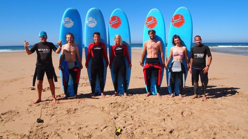 Une semaine pour apprendre à surfer et l'Espagnol -7