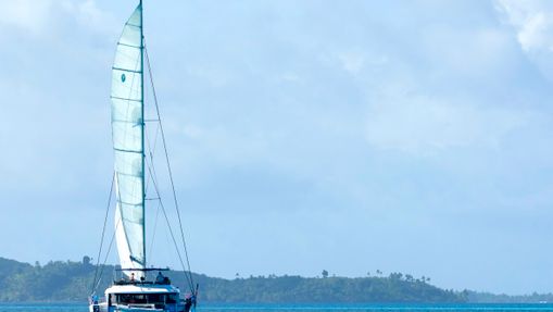 Croisière cabine dans les Tuamotu - catamaran 62'