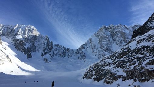 Ski de rando sauvage entre Ecrins et Col d'Izoard 