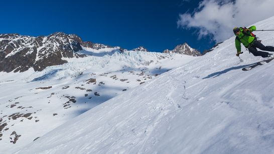 Freerando sur les glaciers de Chamonix-1
