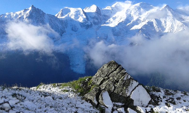 Un W.E. face au Mont Blanc