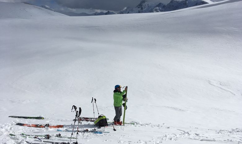 Initiation au ski de randonnée en Beaufortain