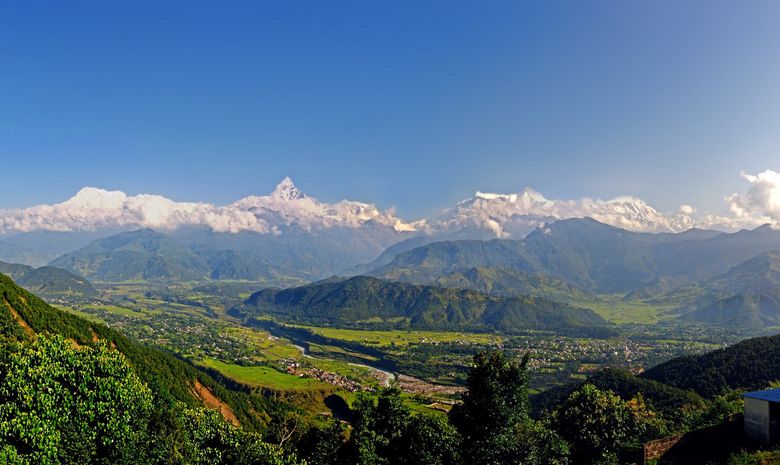 Panorama sur Pokhara