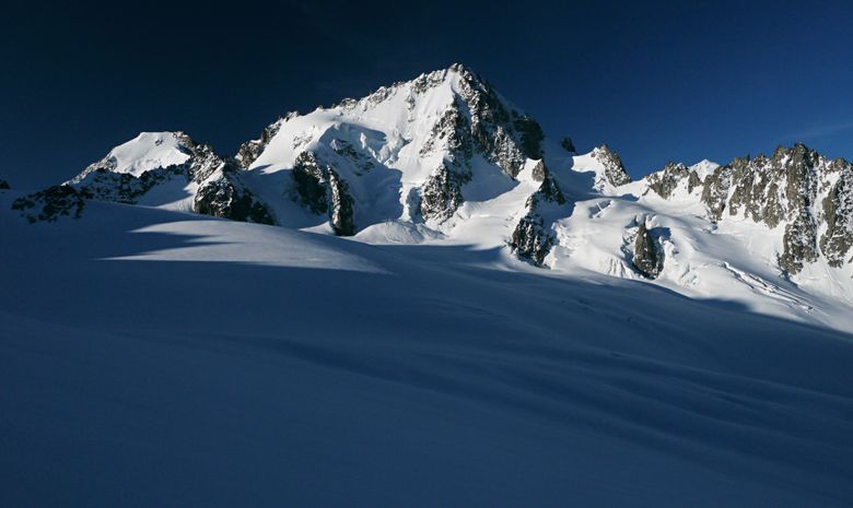 Vue sur le massif du Mont Blanc
