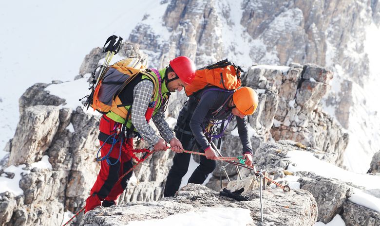 Stage d'initiation à l'alpinisme à Orny