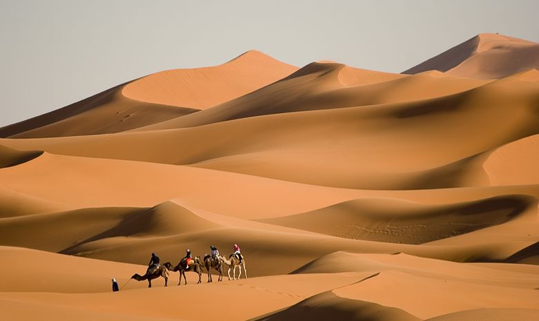 Les portes du désert Marocain en bivouac berbère
