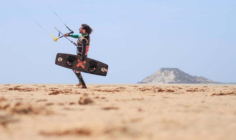 Séjour kitesurf autonome sur la lagune à Dakhla