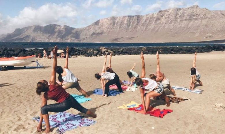 Retraite Yoga & Surf en Surfcamp à Lanzarote