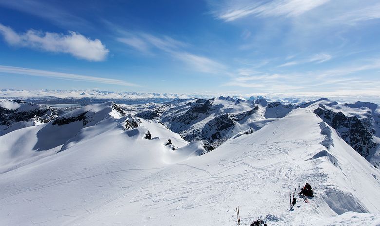Ski de randonnée dans les Alpes de Lyngen