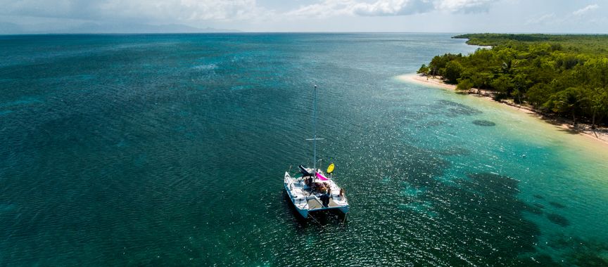 Croisière cabine en Guadeloupe - catamaran 62'
